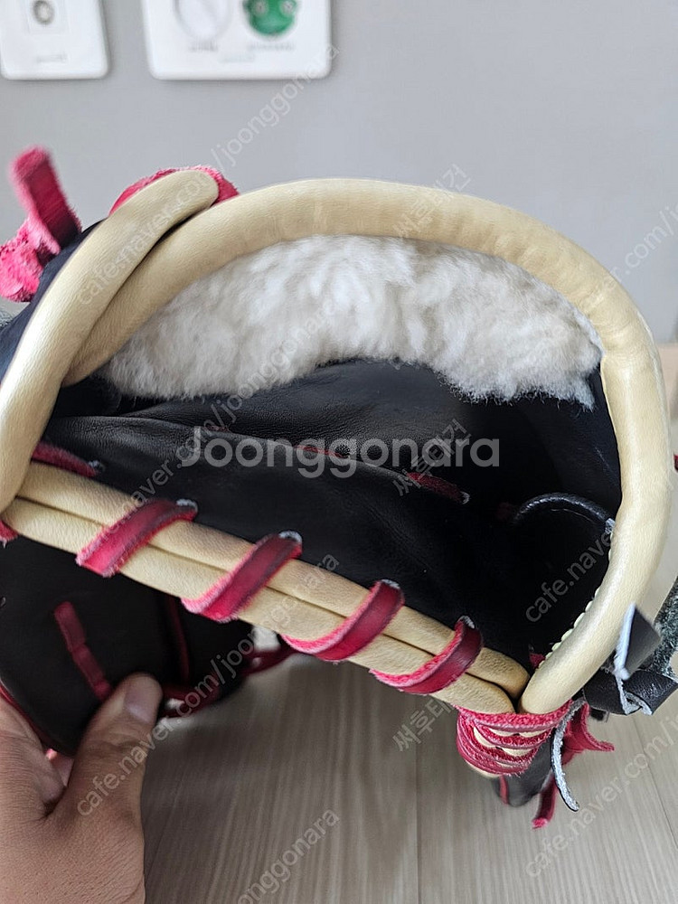 알티스 내야 11.75인치 허경민 글러브 판매합니다(알티스 글러브 더스트백 포함)--2