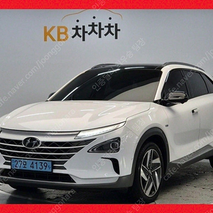현대 넥쏘 중고 흰색 2019년식 프리미엄 중고차카페