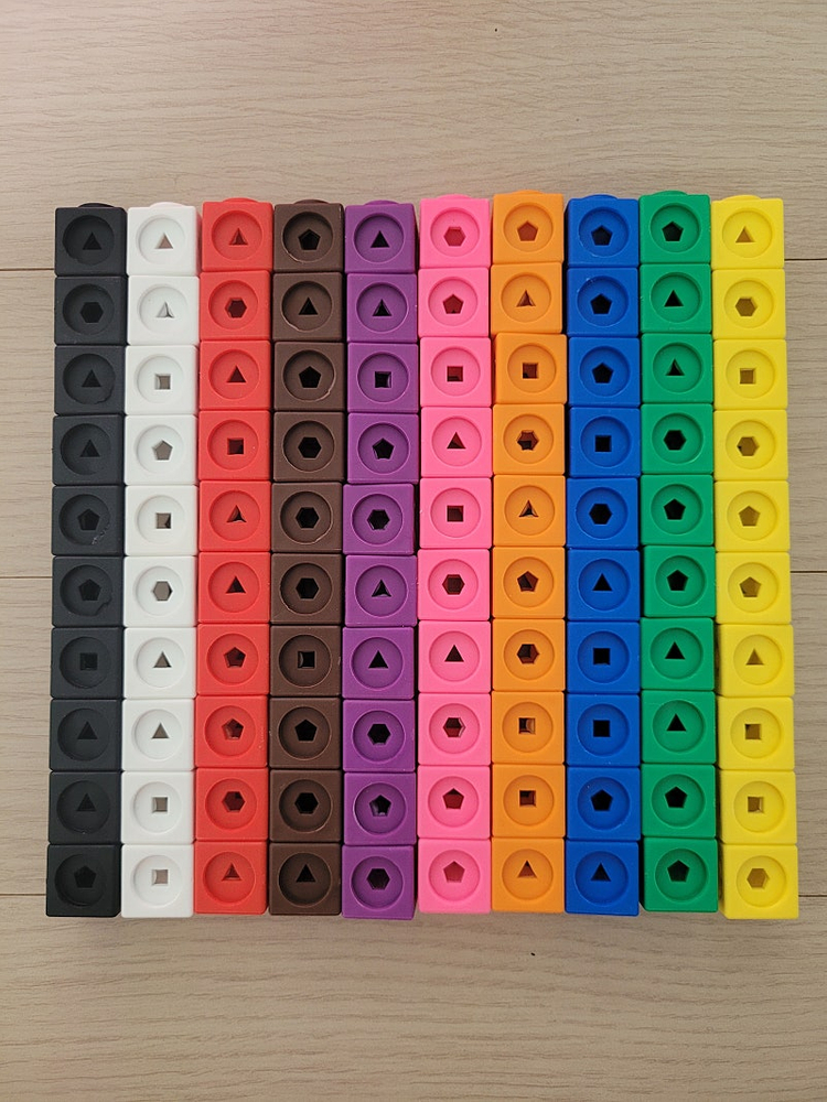 연결큐브 수막대. 1000피스 퍼즐--1