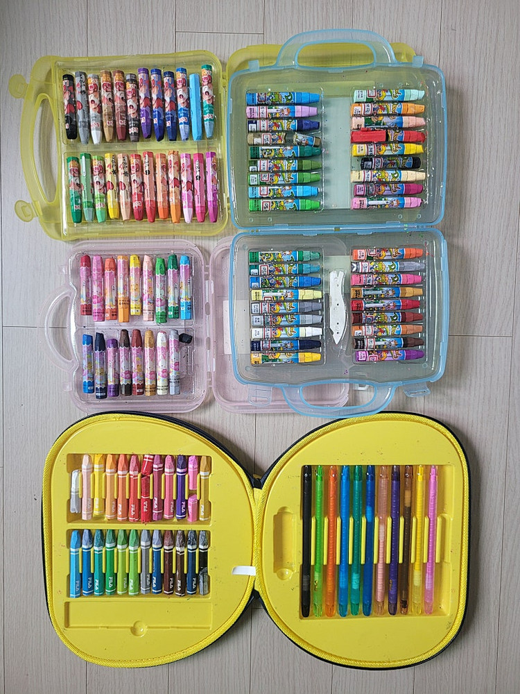 파스넷 색연필.크레파스.물라 수채물감--2