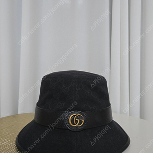 구찌 캔버스 GG버킷모자