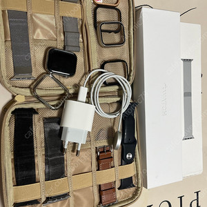 애플워치8 45mm 스테인리스 gps+셀룰러 새거급 풀셋 판매