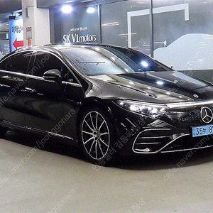 35,853 km 벤츠 EQS 중고 벤츠 중고 V297 EQS 450+ AMG 라인 중고자동차 검정색