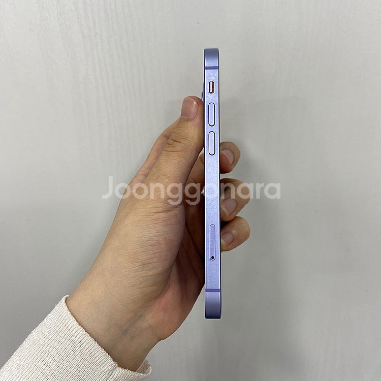 88707 아이폰12미니 128기가 퍼플 팝니다 배터리...--6