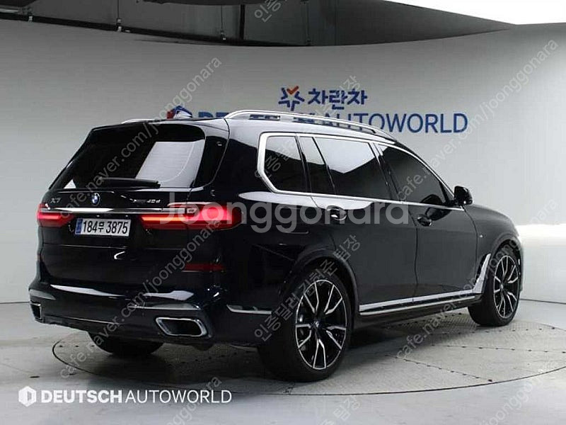 BMW X7 중고 BMW X7 중고차 검정색 2021년...--3