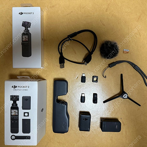 DJI 오즈모 포켓 2 미개봉 리퍼 새상품+ 크리에이터콤보+DJl Care Refresh 2년 플랜