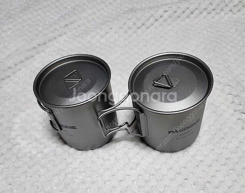 티타늄컵 550ml 미사용제품--0