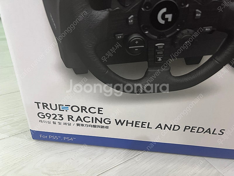 로지텍 G923 레이싱휠과 플레이시트 세트--2