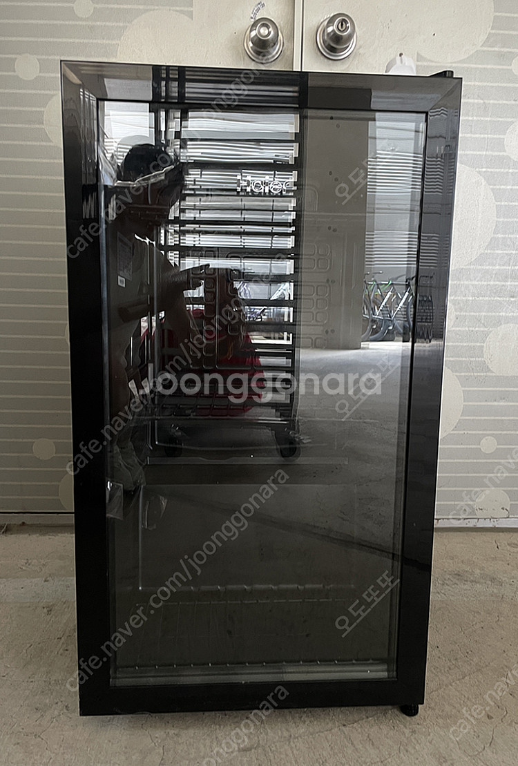 하이얼 쇼케이스 미니 냉장고 91L HSC91MDB--0