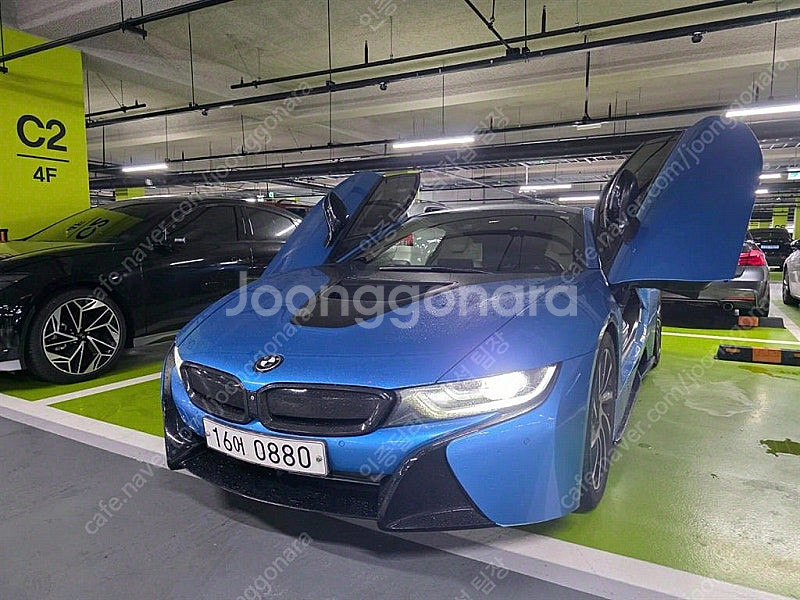 BMW i8 중고 bmw i8 중고차 파란색 2015년...--0