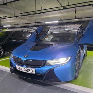 BMW i8 중고 bmw i8 중고차 파란색 2015년식 i8 쿠페 중고차 할부가능