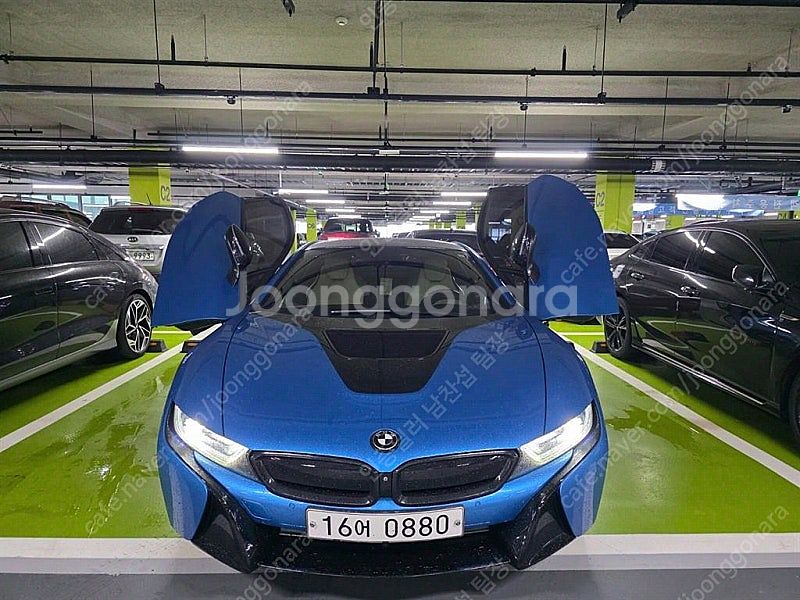 BMW i8 중고 bmw i8 중고차 파란색 2015년...--4