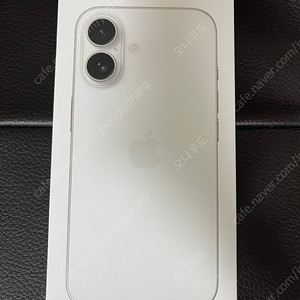 아이폰16 화이트 256GB 자급제 팝니다. (미개봉)