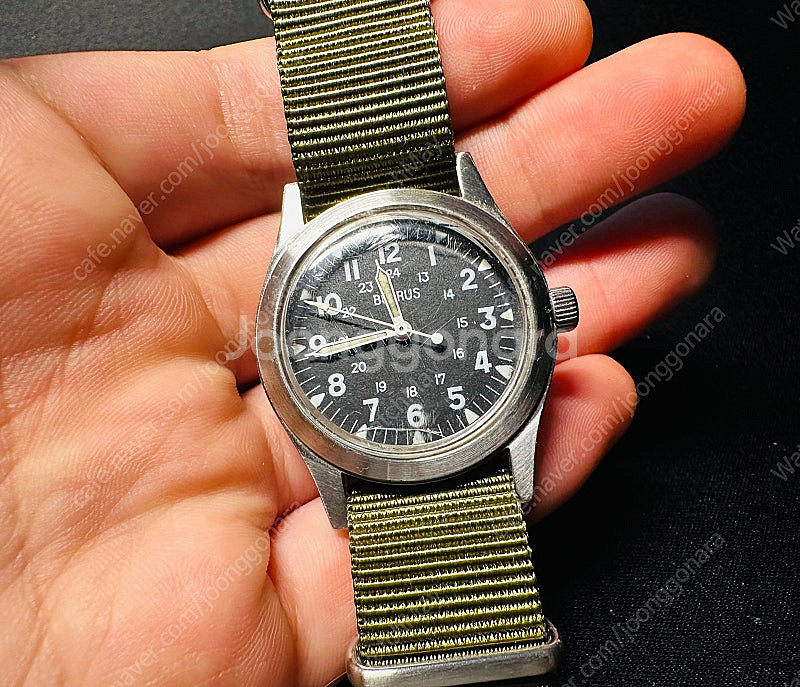 벤루스 Benrus 카키필드 Mil-W-46374 메카...--0