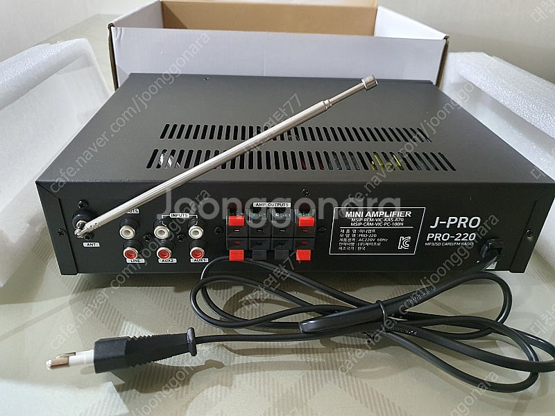J-PRO PRO-220 2채널앰프--2