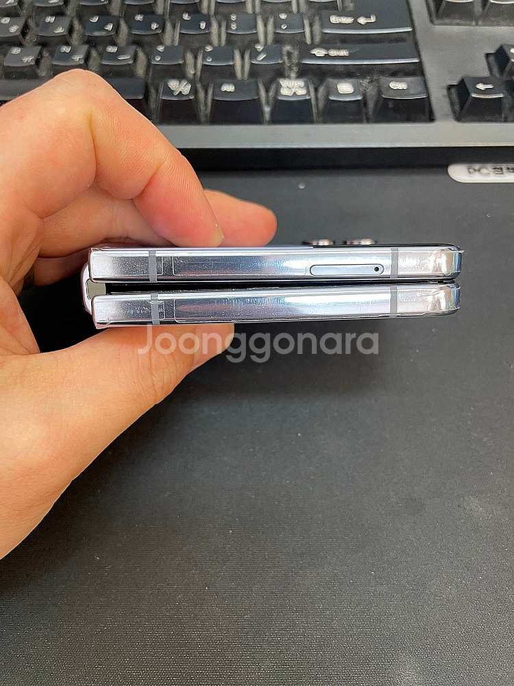 갤럭시Z플립4 블루 256GB 정식센터교체 상태좋은 중...--4