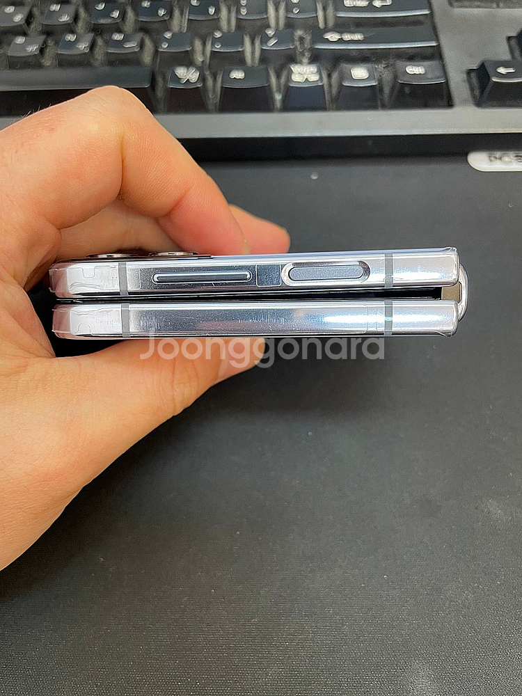갤럭시Z플립4 블루 256GB 정식센터교체 상태좋은 중...--6