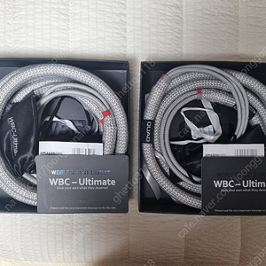 WBC Ultimate 7AWG 바이와이어링 스피커케이블 실버 3.7m, 2.4m 페어