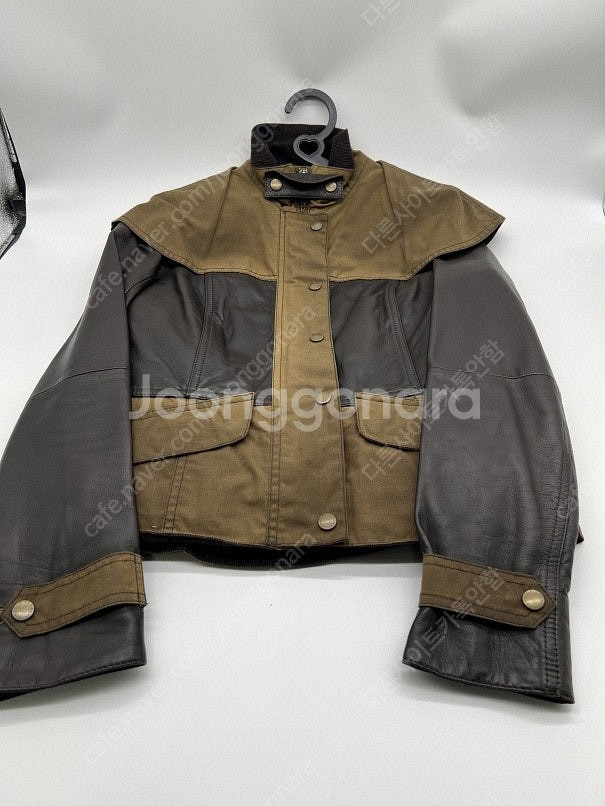 정품 바버 BARBOUR 왁스 자켓 여성용 빈티지 가죽...--0