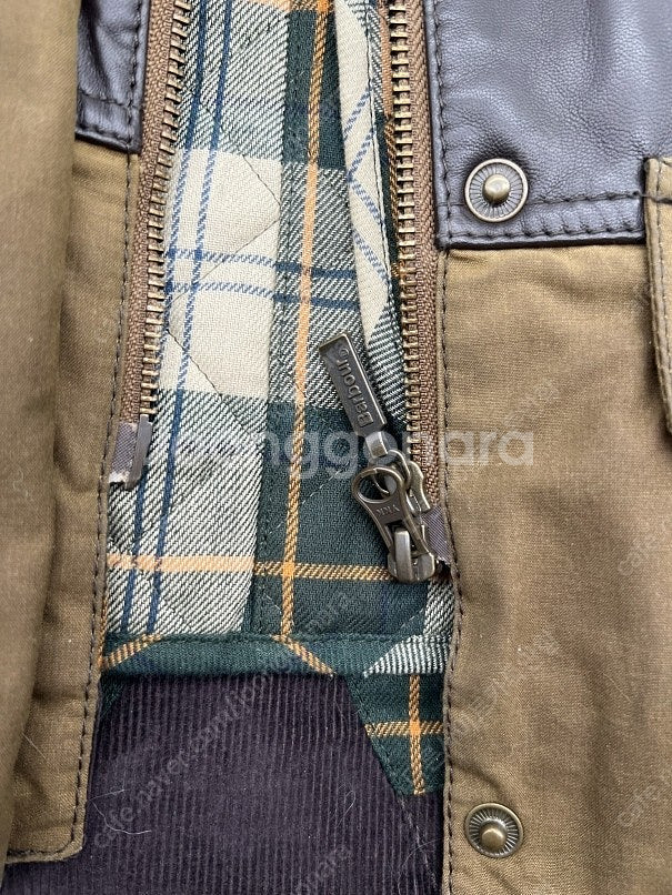 정품 바버 BARBOUR 왁스 자켓 여성용 빈티지 가죽...--5