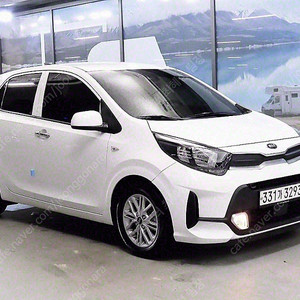 모닝 중고차 시세 기아 중고차 흰색 2021년식 15,654km 시그니처 개인사업자 차량구매