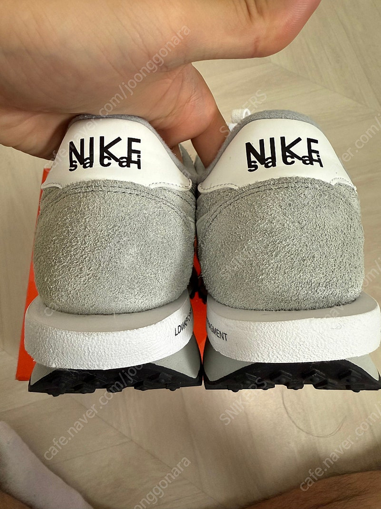 [265][1회착용] 나이키 x 사카이 x 프라그먼트 LD와플 라이트 스모크 그레이 이미지