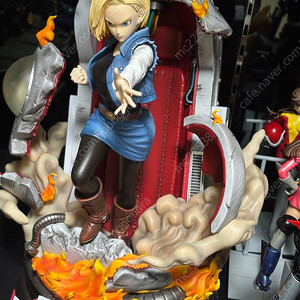 THEME WORKS 1/6드래곤볼 인조인간 사이보그18호 레진 피규어 한정판 팝니다
