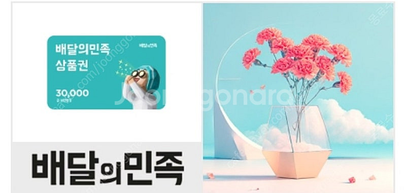 배달의민족 3만원권--0