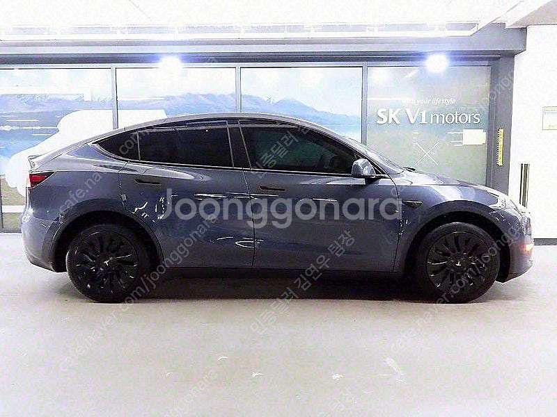 회색 테슬라 모델Y 중고 테슬라 중고 롱 레인지 중고차...--8