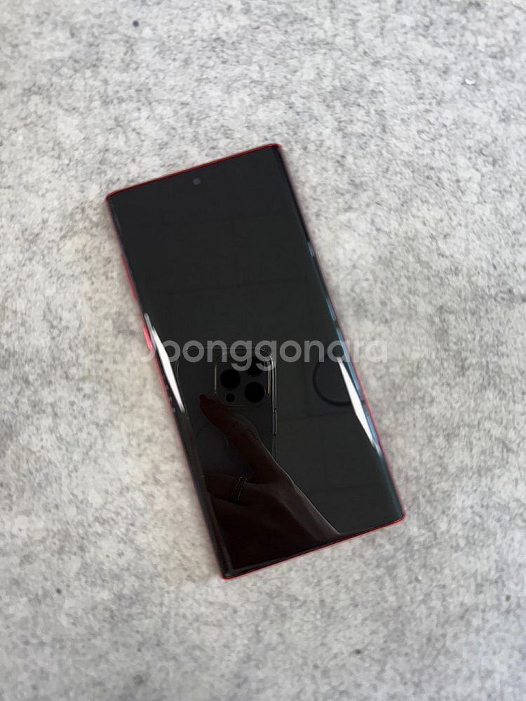 (A급)갤럭시노트10 5G 레드 256G 미파손 깨끗한...--3