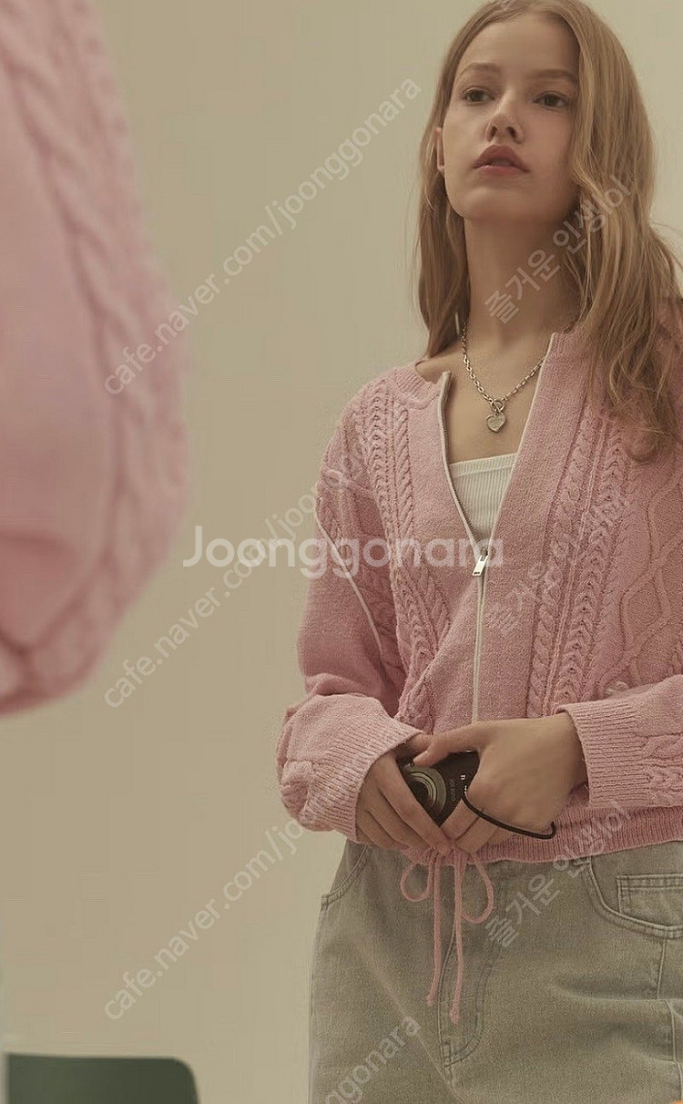[지컷 X 빈티지 헐리우드 콜라보] 하트 체인 토글 목...--1