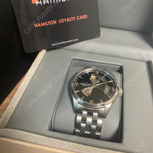 해밀턴 재즈마스터 오픈하트 오토매틱 시계 42mm 팝니다