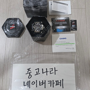 카시오 지샥 GWF-A1000-1A2DR 깨끗한 미중고
