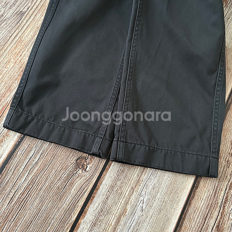 버거스플러스 Lot.401 치노 팬츠 블랙 31 사이즈--7