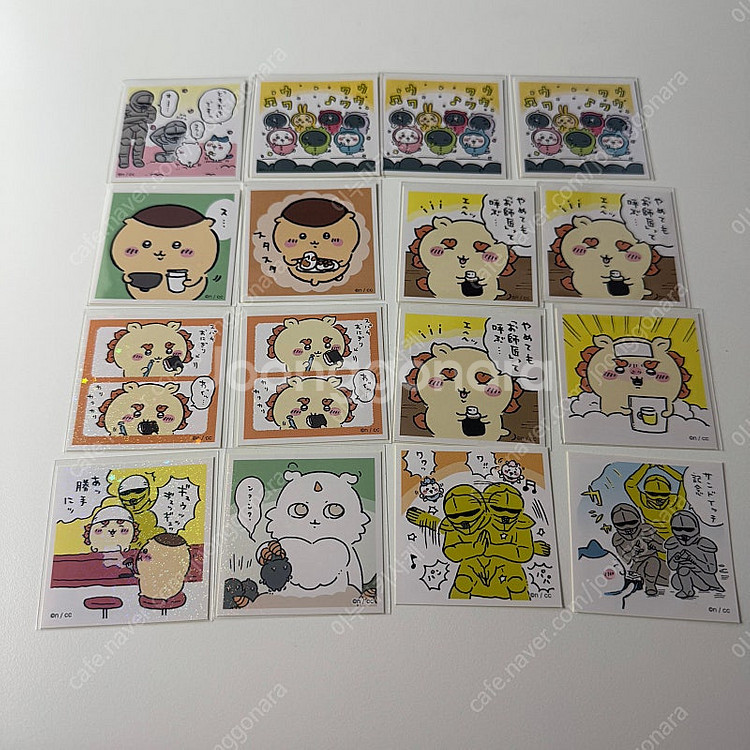 슬리브포함)치이카와 씰스티커 하치와레 우사기 먼작귀 랏...--1