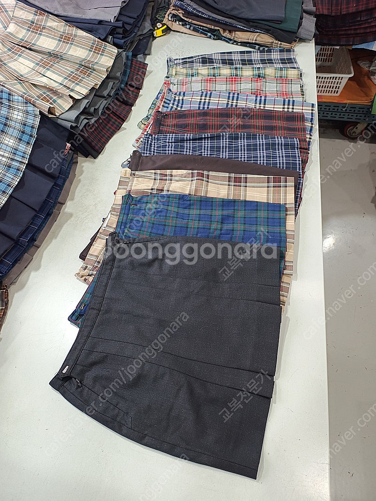 중고 교복치마 사이즈77 10장 택포32000--0