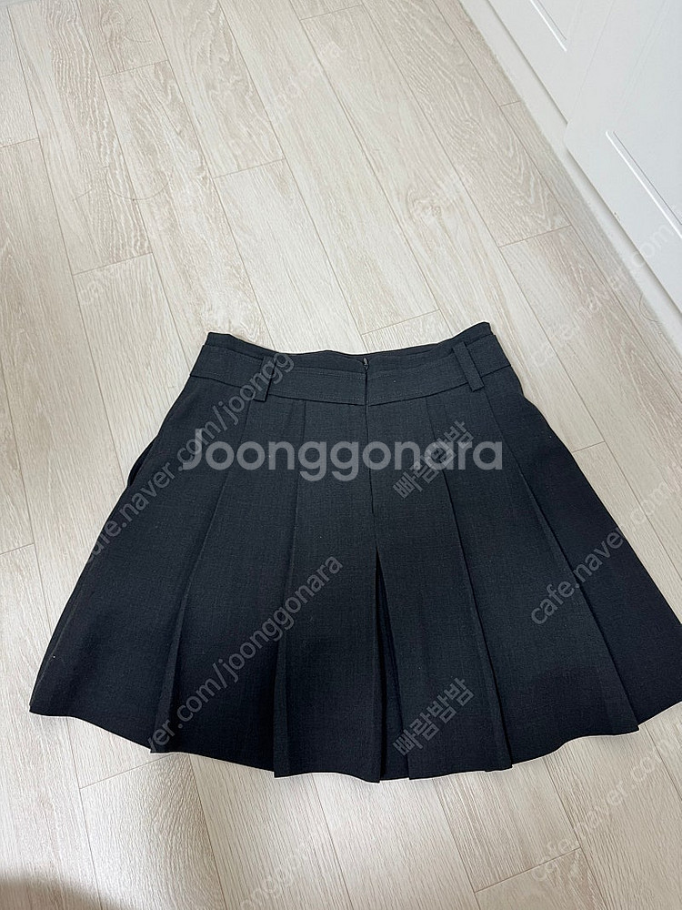 Jsny 플리츠 스커트 차콜 s 사이즈--1