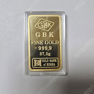 Gbk 순금 골드바 10돈짜리