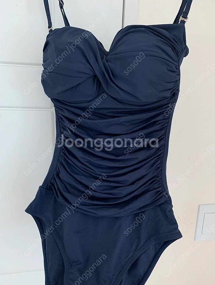 안단테나인 코르셋 원피스 수영복 네이비--2
