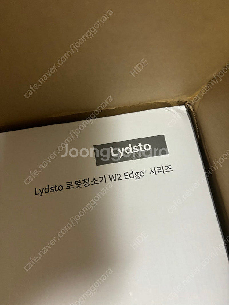 로봇청소기 라이드스토 W2 엣지플러스 골드에디션--0