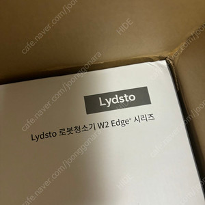 로봇청소기 라이드스토 W2 엣지플러스 골드에디션