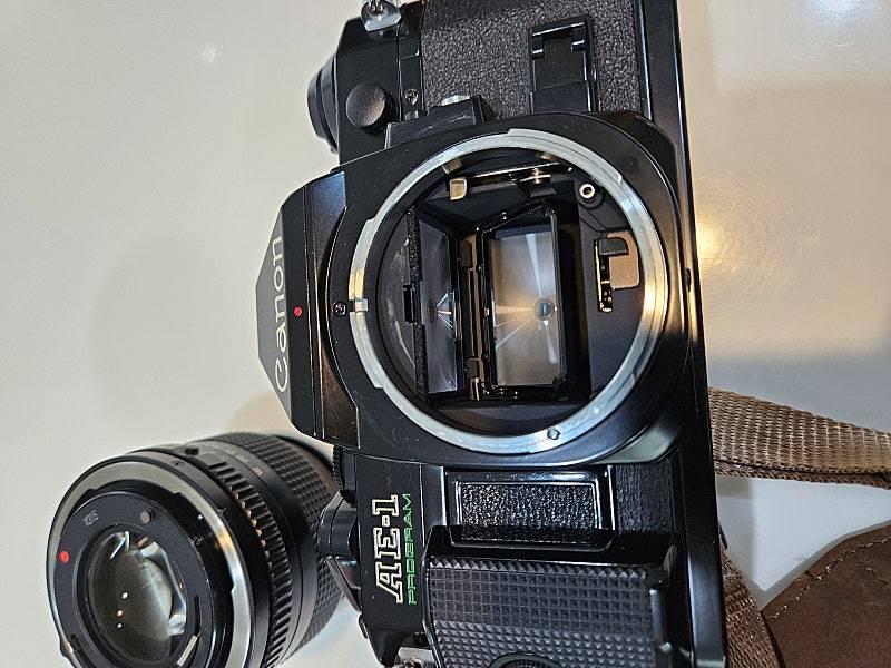 (특A++) 캐논 AE-1 프로그램 필름 카메라 줌 렌즈 플래쉬 세트 이미지