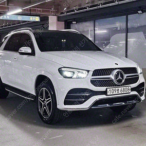 흰색 벤츠 GLE 중고 W167 GLE 450 4MATIC 중고자동차가격 21,688 km