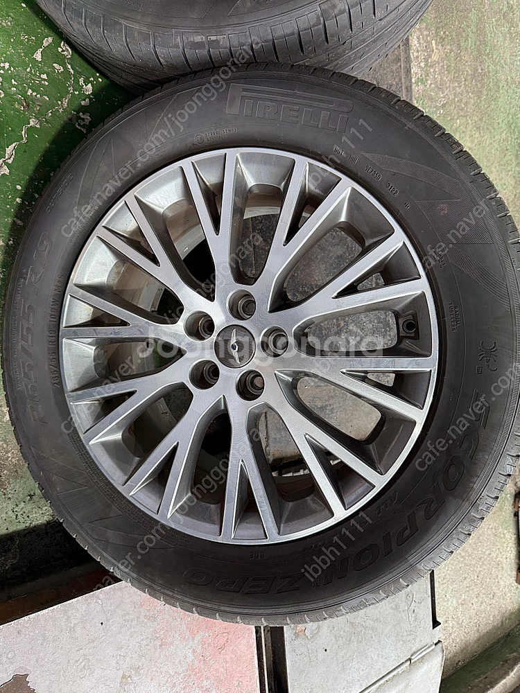 GV80 19인치 휠타이어 265/55/19 개인 대품X--0