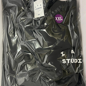 아이앱 스튜디오 반팔 블랙 화이트 2XL 판매합니다