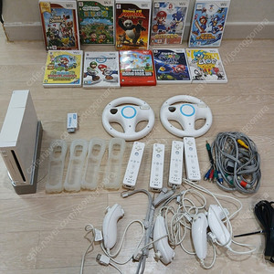 닌텐도 위 wii 4인풀세트 cd10장