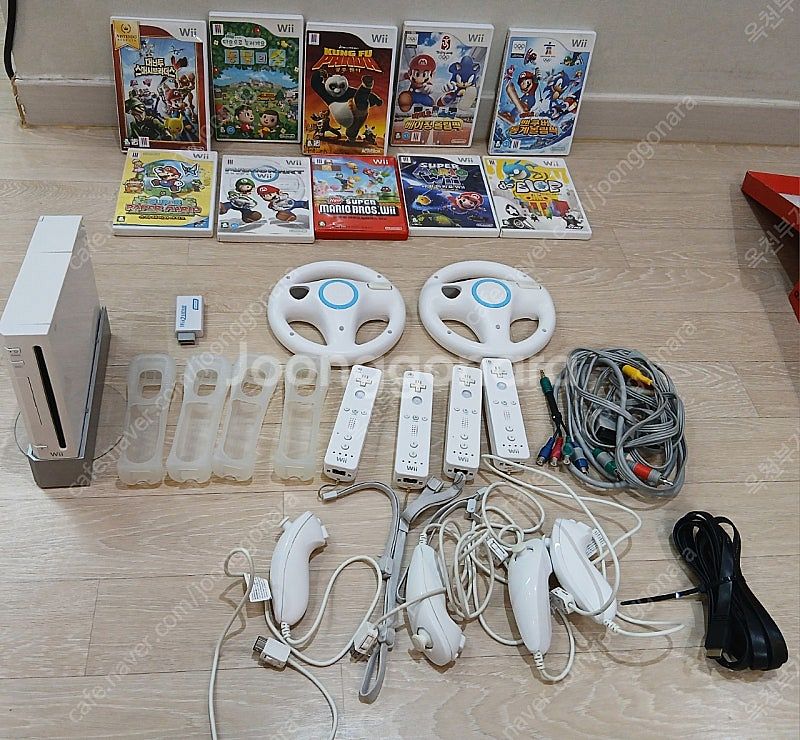 닌텐도 위 wii 4인풀세트 cd10장--2