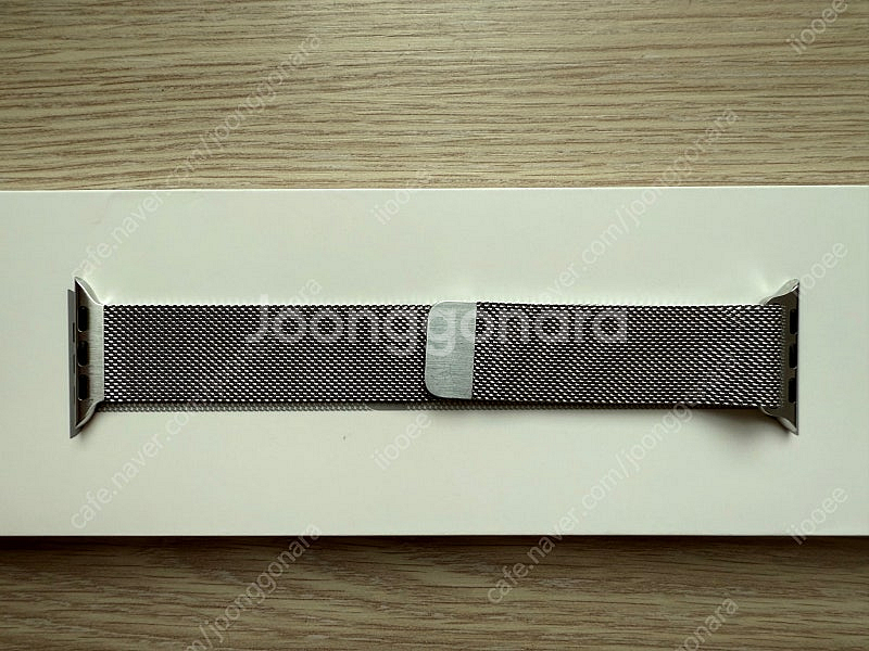 애플워치 41mm 실버 밀레니즈 루프 정품--1