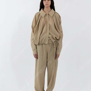 Le17septembre 와이드 벨티드 팬츠 36