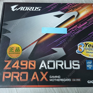 Z490 어로스 프로 AX 미사용